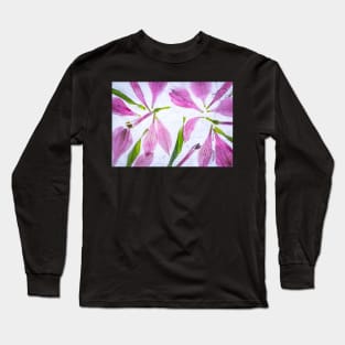 Alstroemeria Petals in Ice Long Sleeve T-Shirt